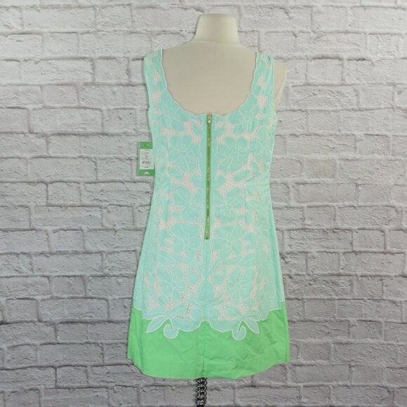Lilly Pulitzer Capricia Floral Eyelet Cotton Dress 6 - Picture 4 of 14